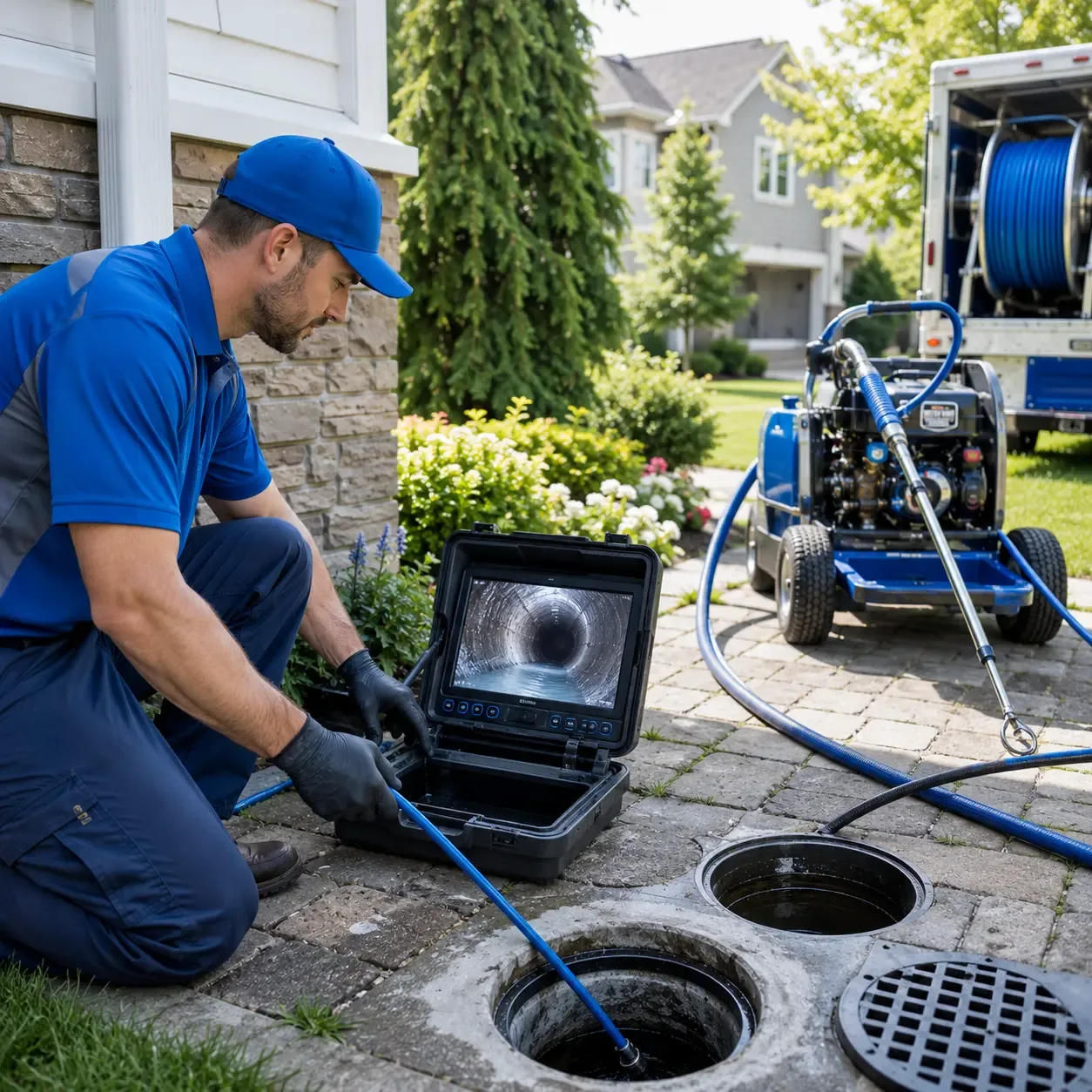 Outdoor drain cleaning professionals serving Cincinnatus, NY